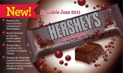 Hershey's Kisses Air Delight Aerated Milk Chocolate & Notes During MLB's  Break