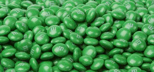 Dark Green M&Ms Candy - 5lb