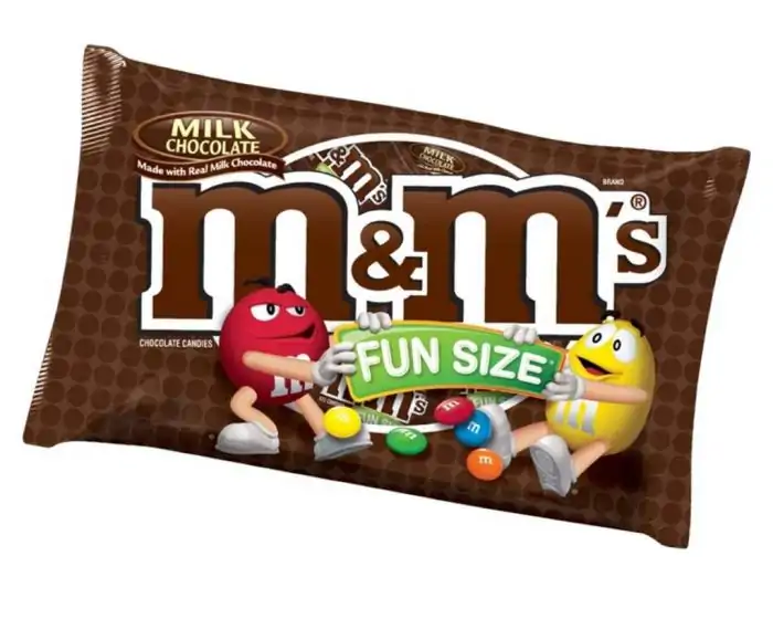 M&Ms Milk Chocolate Candies Fun Size Bags - 3 lb.