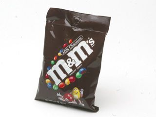 M&M's ® Milk Chocolate Candies Plain 5.3 oz. Medium Bag ® - 12 / Case