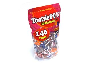 Miniature Tootsie Pops 140 Count Bag