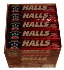Halls Cherry Cough Drops - 20 / Box