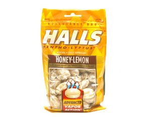 Halls Honey Lemon Cough Drop Bags - 12 / Box