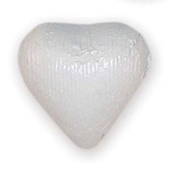 Individually Wrapped White Chocolate Hearts - 2 lb.