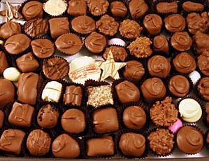 Assorted Chocolate Fruit and Nut Five Pound Assortment - 1 Unit