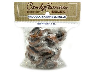 Chocolate Caramel Rolls "Select Label" 4.5 oz. Bags - 6 / Box