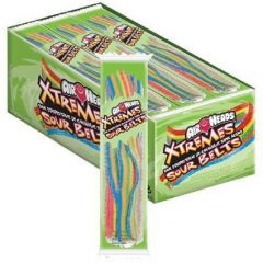 Airheads Rainbow Berry Xtremes Sour Belts -  18 / Box