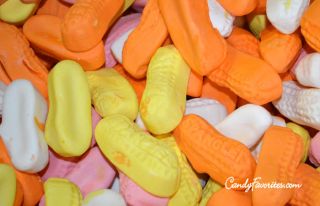 Assorted Marshmallow Peanuts are also known as Circus Peanuts and can trace it's lineage to the 1880's