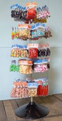 5 Tier Floor Spinner PREMIUM SELECTION 180 Count Bag Candy Display | 180 Units - 1 Count