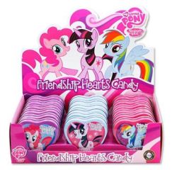 Valentine's My Little Pony Friendship Hearts Candy Tins - 18 / Box