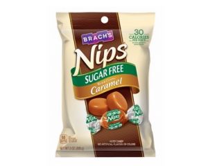Brach’s Nips Sugar-Free Caramel 3 oz. Bags – 12 / Case