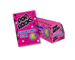 Pop Rocks .37 oz. Crackling Gum - 24 / Box 