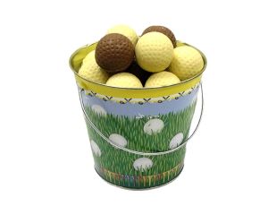 Bucket of Chocolate Golf Balls - 1 Unit