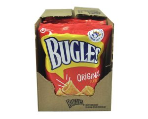 Bugles Crispy Corn Snacks 3 oz. Bags - 6 / Box