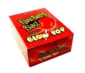 Charms Kiwi Berry Blast Blow Pops - 48 / Box