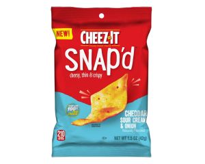 Cheez It Cheddar Sour Cream and Onion Snap'd Bags - 6 / Box