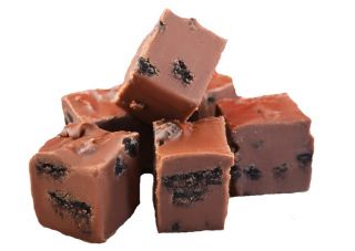 Gourmet Chocolate Mint Oreo 1 lb. Fudge Gift Box - 1 Unit