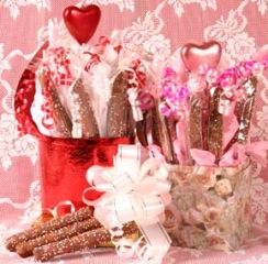  Chocolate Pretzels Valentine's Gift Box - 1 Unit