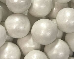Color Splash Gumballs - Pearl White - Economy Candy