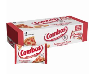 Combos  Baked Cracker Pepperoni Pizza Stuffed Snacks 1.7 oz. Bags – 18 / Box