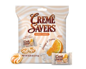 Orange & Crème Crème Savers 6.25 oz. Bags- 12 / Bags