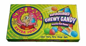Cry Baby Supercharged Chewy Candy  - 12 / Case
