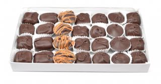 Dark Chocolate Peanut Butter Lovers Assortment - 1 Pound Box 