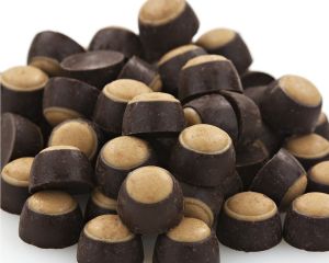 Mini Dark Chocolate and Peanut Butter Buckeyes - 5 lbs.