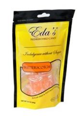 EDA's Sugar Free Butterscotch Drops Bags - 12  / Case