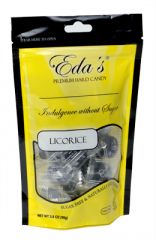 EDA's Sugar Free Licorice Bags  - 12  / Case