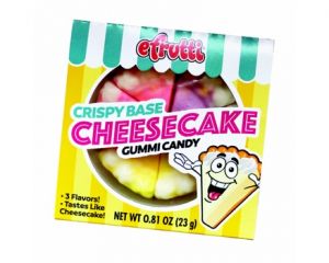 Efrutti Gummi Cheesecakes with Crispy Base .81 oz. Gummi Candy - 30 /Box