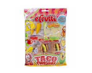 eFrutti Taco Twosday Gummi Candy Bag - 12 / Case