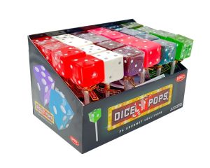Assorted Flavors Gourmet Dice 1.16 oz. Lollipops | Espeez  - 24 / Box