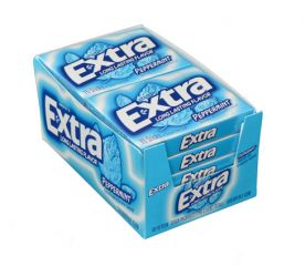 Extra Sugarfree Peppermint Gum Slim Pack - 12 / Box