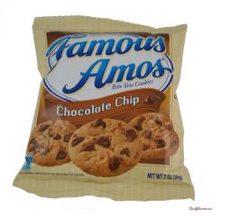 Famous Amos Chocolate Chip Cookies are OU and diary Kosher Certified and come in a generous 2 oz. bag