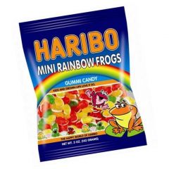 Haribo Gummi Mini Rainbow Frogs Bags - 12 / Box