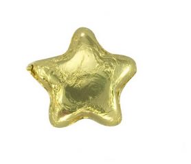 Gold Chocolate Stars - 5 lb.