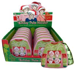 The Golden Girls Holiday Palm Sweater Tins - 12 / Box