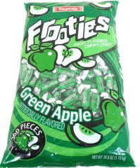 Tootsie Frooties Green Apple Flavored Chewy Candy   - 360 / Bag