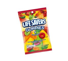 Gummi Five Flavors Life Savers 7 oz. Bags - 12 / Box