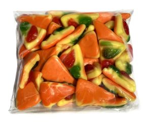Hand Packed Gummi Pizza Slices Flat Bags - 6 ct.