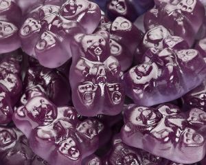 Concord Grape Purple Gummi Bears - 5 lb.