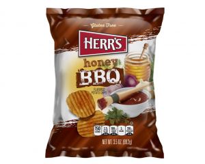 Herr’s Honey BBQ Chips 2.75 oz. Bags - 6 / Case 