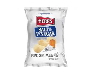 Herr’s Salt & Vinegar Chips 2.75 oz. Bags - 6 / Case