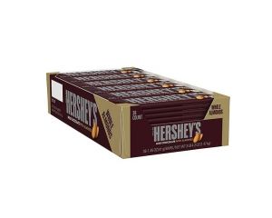 Hershey's Milk Chocolate with Whole Almonds 1.45 oz. Bar - 36 / Box