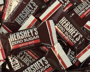 Hershey Zero Sugar Special Dark Chocolate Bulk Candy | Mini Bars - 1 lb.