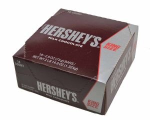 Hershey's Milk Chocolate King Size Bar - 18 / Box
