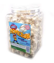 Dubble Bubble Home Run Baseball Bubble Gum - 240 / Jar