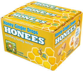 Honees Honey Ginger 1.6 oz. Drops - 12 / Box