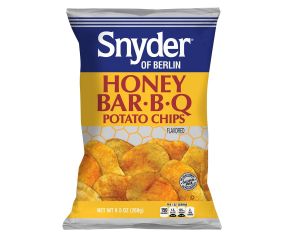 Snyder of Berlin Honey Bar-B-Q Potato Chips Bags - 3 / Box
